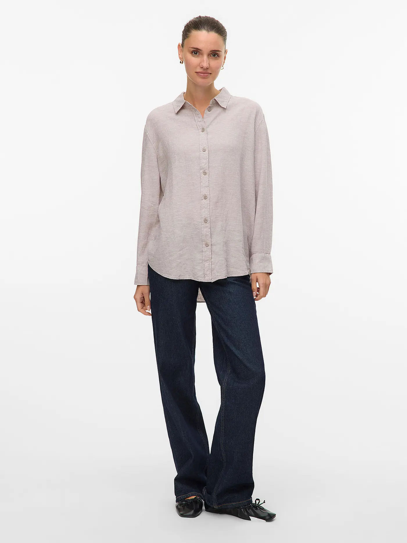 VERO MODA | Bluse VMLINN | beige